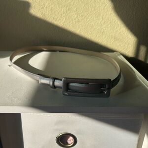 Elegant Brown Leather Belt for Women